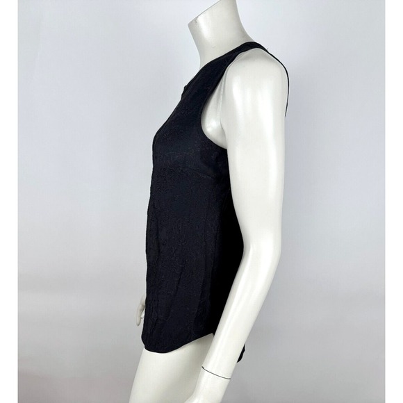 Veronica Beard Sabrina Tank Top‎ Women 4 NWT Textured Silk Sleeveless Round neck - Picture 4 of 14